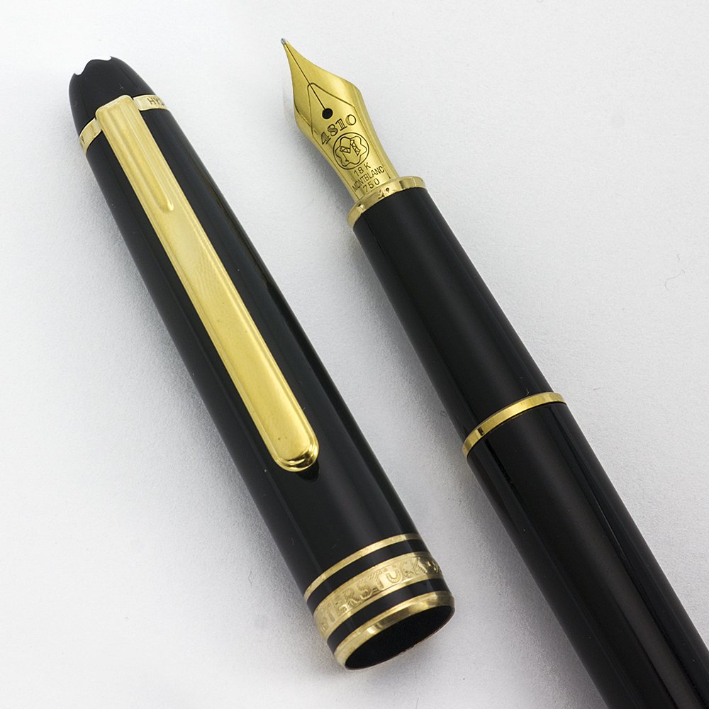 MONTBLANC - Montblanc モンブラン　MEISTERSTUCK 万年筆 18k 144 mb144_gerscrial_fine_1.jpg